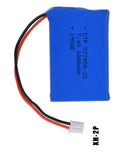 Long Cycle Life Li Polymer Battery 7.4v 1000mah Accept Customized Dimension