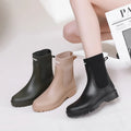 Wholesale Custom Waterproof Anti Slip Rubber Ankle Boots PVC Short Rain Boots for Women