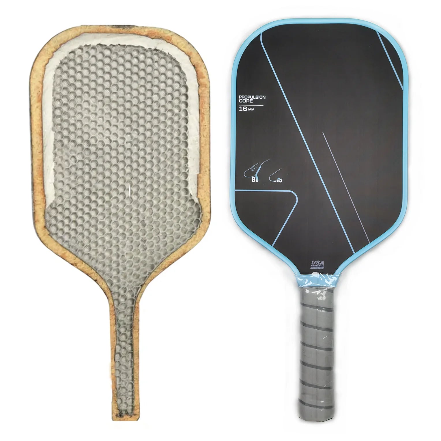 Wholesale Foam Propulsion Core Thermoformed Pickleball Paddle Gen 3 Carbon Fiber Rough Surface Pickleball Racket