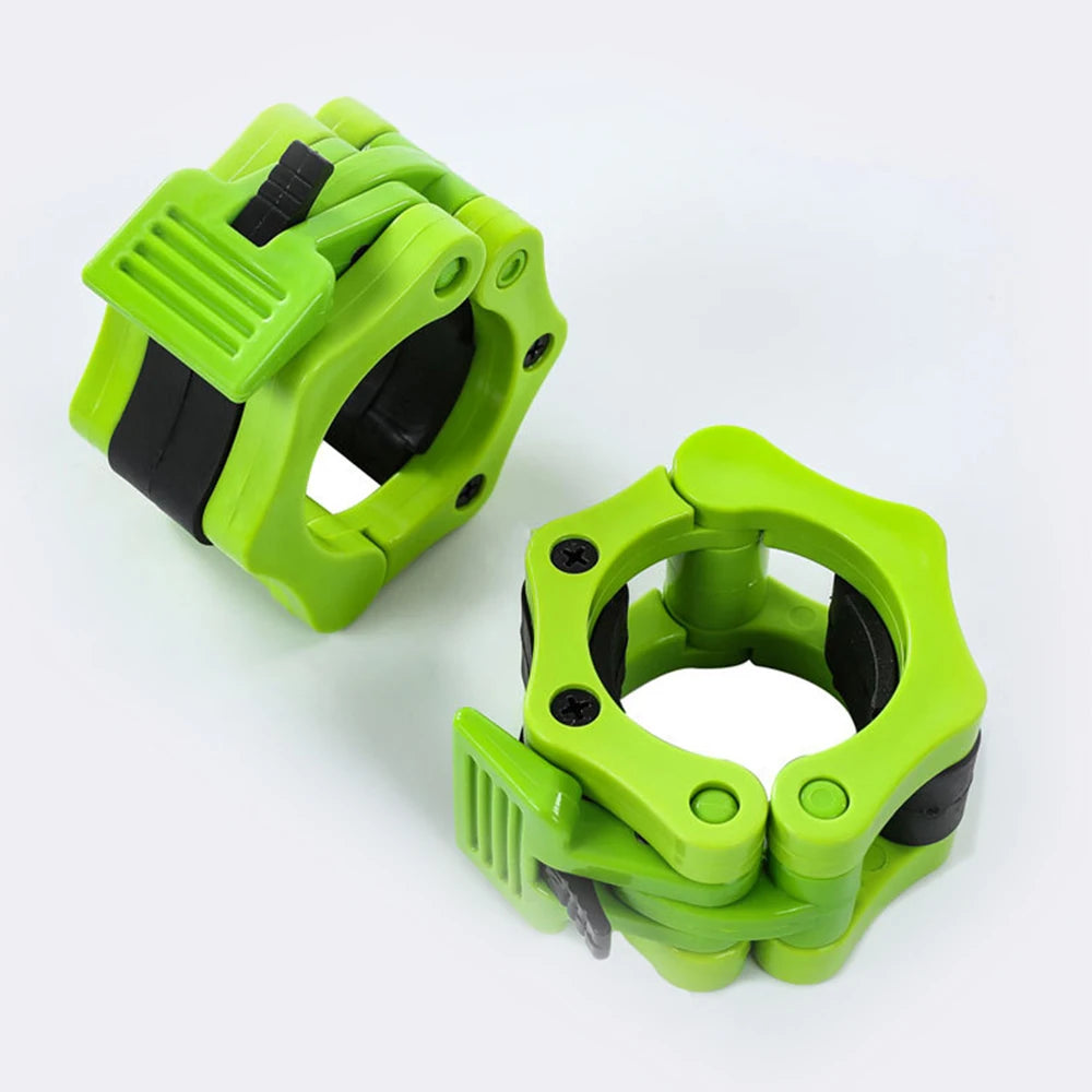Quick Release Nylon Barbell Collar Lock Clamps 50mm 25mm Standard Weight Dumbbell Locks and Bar Clips