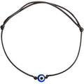 Wholesale Adjustable Lucky Red Black Rope Woven Blue Eye Bracelet for Women