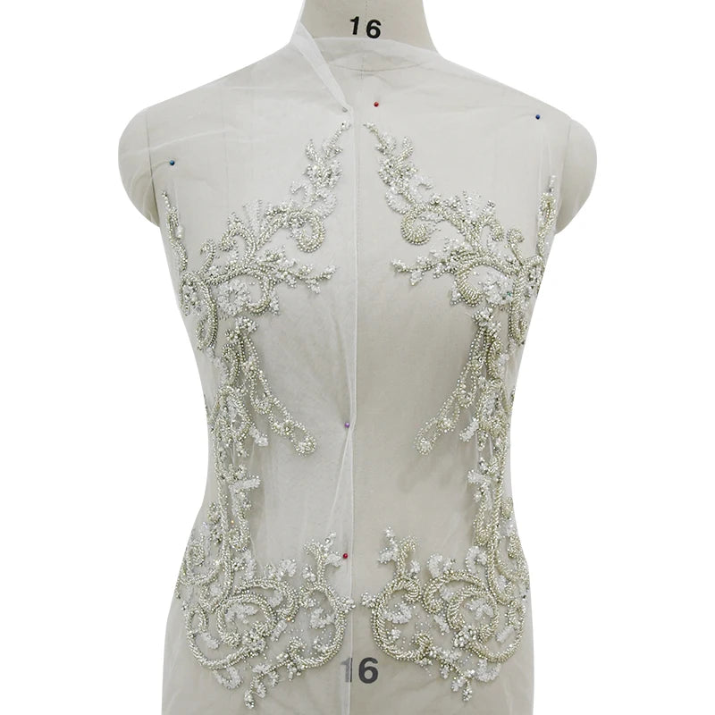 3D New Arrival Embroidery Applique for Bride Dress WDP-312