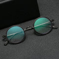 122 Pure Titanium Men'S Glasses Frame Popular Retro Round Eye Frames Support Customized Eyewear Frame Optical Glasses