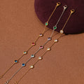 Fashion Custom Jewelry 18k Gold Plated Stainless Steel Cubic Zirconia Bracelet for Women Girls