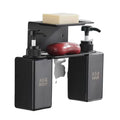 Space Aluminum Portable Self Draining Soap Holder Dish for Bathroom