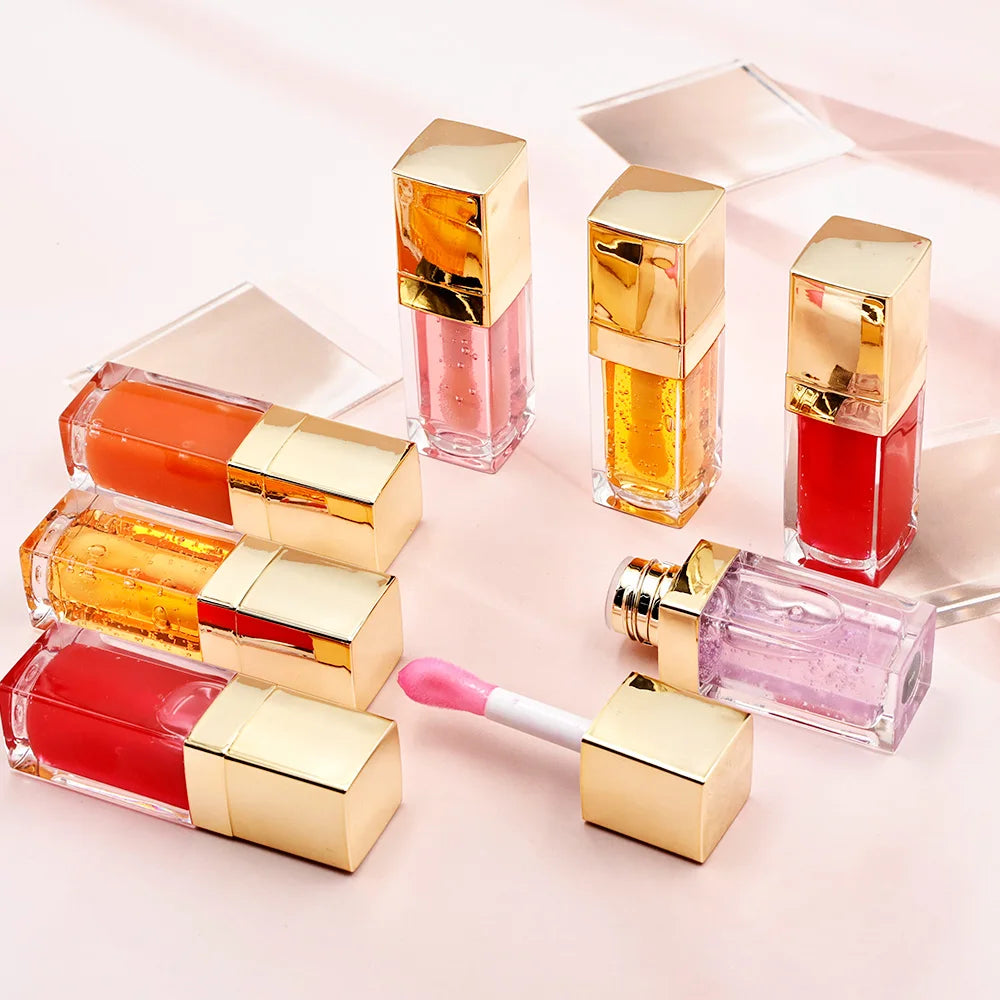 Wholesale Make Your Own Plumping Lip Gloss Vegan Color Changing Plumper Oil Lipgloss Private Label Vegan Lip Oil
