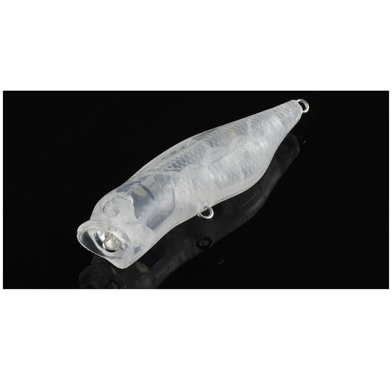 Unpainted Lure Blanks Popper 6.7cm 6.9g Popper Fishing Lure Popper Blank