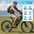 2026 Hot Selling XT90 Mid Drive Electric Bike 48V 20Ah Lithium Battery Carbon Steel Frame 21 Speed Road Bike for Adults