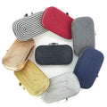 New Arrival Hand Woven PU Chain Bag Banquet Bag Crossbody Chain Clutch Evening Handbag for Ladies