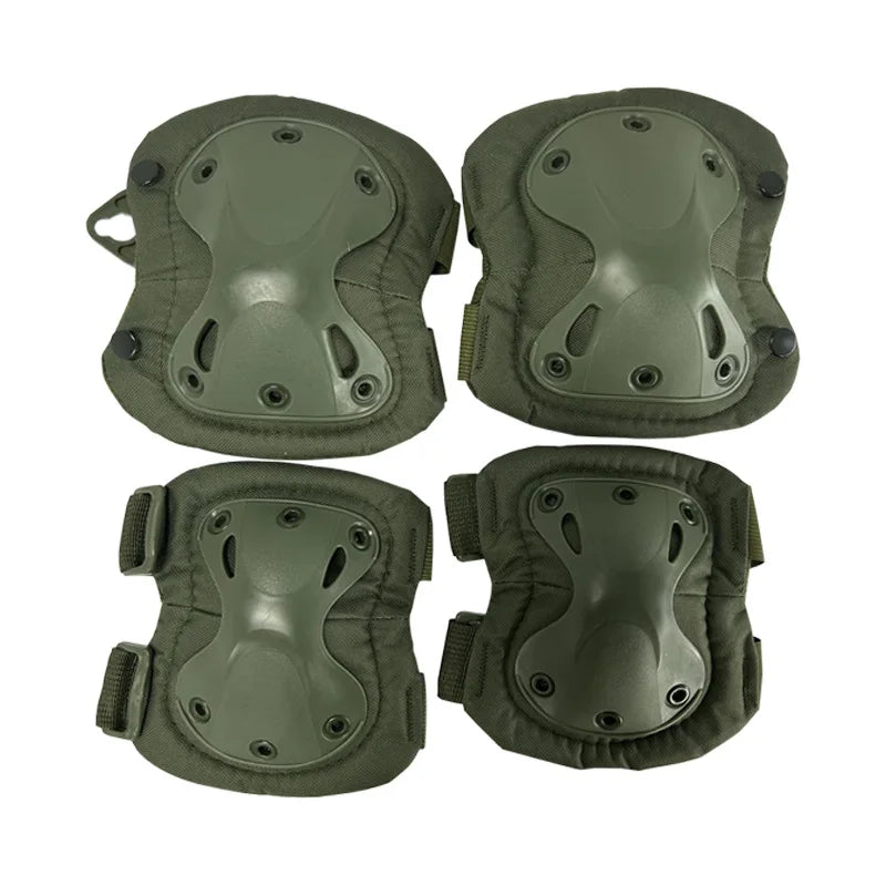 2026 Camouflage Nylon Cotton Compression Lightweight Tactical Knee Elbow Pads for Outdoor Sports Running Camping Training Hiking