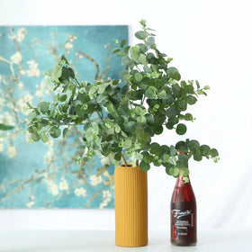 30.3Inch Artificial Eucalyptus LeavesReal Touch Leaf Faux Greenery Decor Plastic Artificial Plants for Home Party Wedding Decor