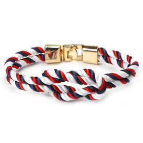 SC Popular Simple Handmade Bracelet Fashion Colored Braid Rope Bracelet Trendy True Lover's Knot Couple Bracelet for Women Men