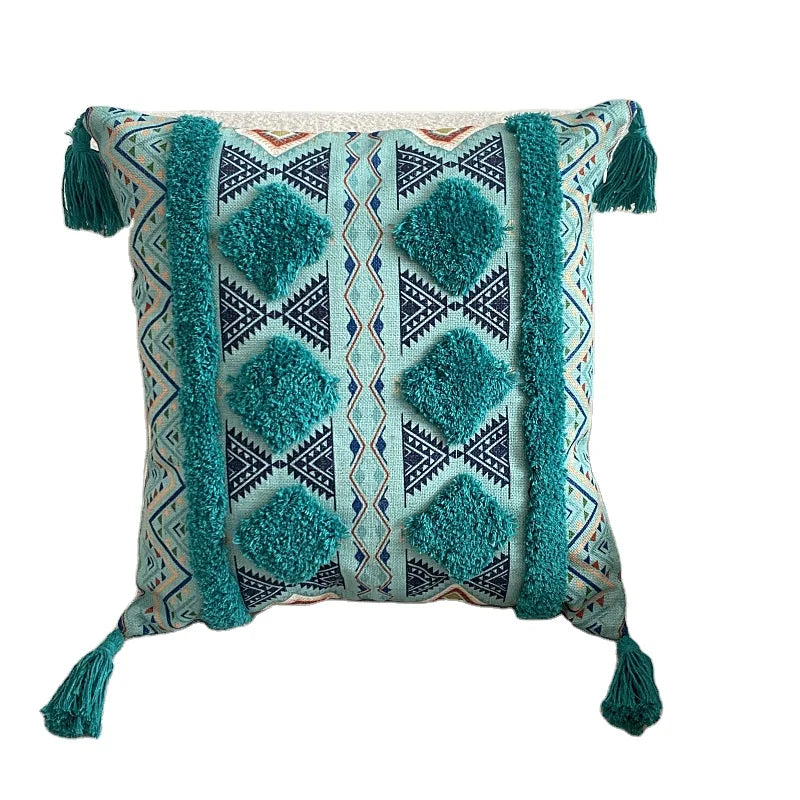 Boho Square Pillow Covers Home Decorative Throw Cushion Cover Sets  Pillow Cases for Sofa Decorative Throw Pillow case for Sofa