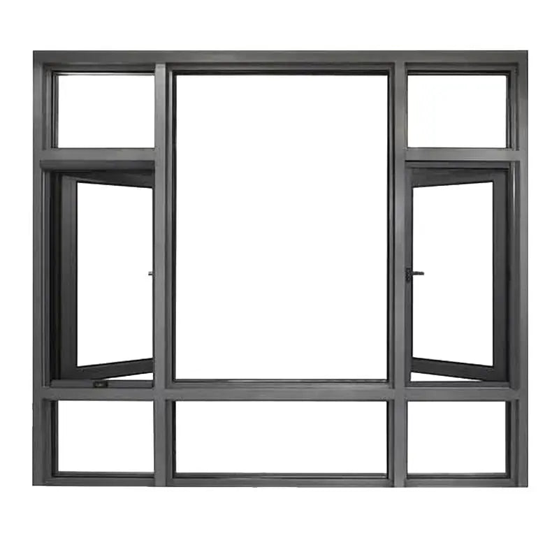 PA Custom Ultra Narrow Smart Aluminium Frame Hurricane Proof Windows Tilt Turn Casement Window