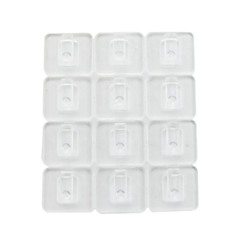 Prodigy Wholesale Paste Plastic Holder Cable Storage Plug Fixing Organize 1 Pair Double Sided Wall Adhesive Hook