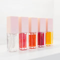 Factory Long-lasting Leppeolje Private Label Lip Oil Fruit Gloss Pigmented Lip Oil Korean Lip Oil