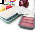 6 Grills Easy Release Long Silicone Ice Sticks Mold With Removable lids for Water Bottles Soda Sport Drinks