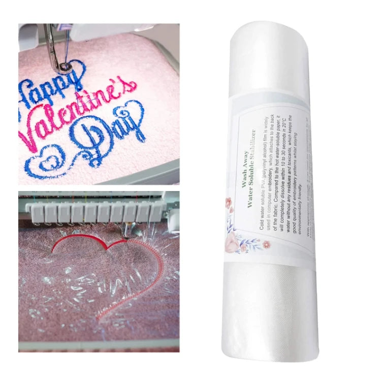 Eco-Friendly Waterproof Hand Sewing & Machine Embroidery Stabilizers-Wash-Away & Tear-Away Water Soluble Paper