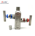 Double Block and Bleed Valve Gas Flow Gauge Valve Instrumentation Stainless Steel 2 Way Block and Bleed Valve Manifolds