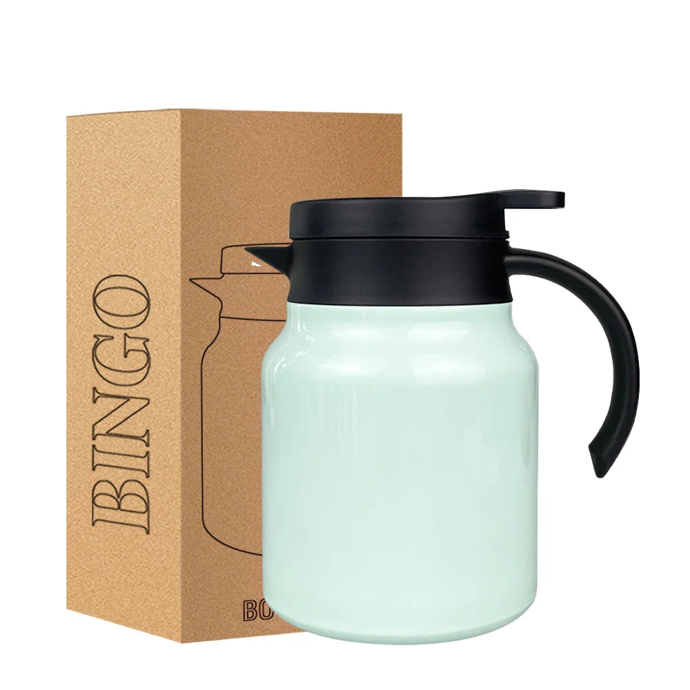 Hot Selling Stainless Steel Double Wall Vacuum Thermal Coffee Carafe Pot American Modern Handle for Vacuum Flasks Thermoses 2.5L