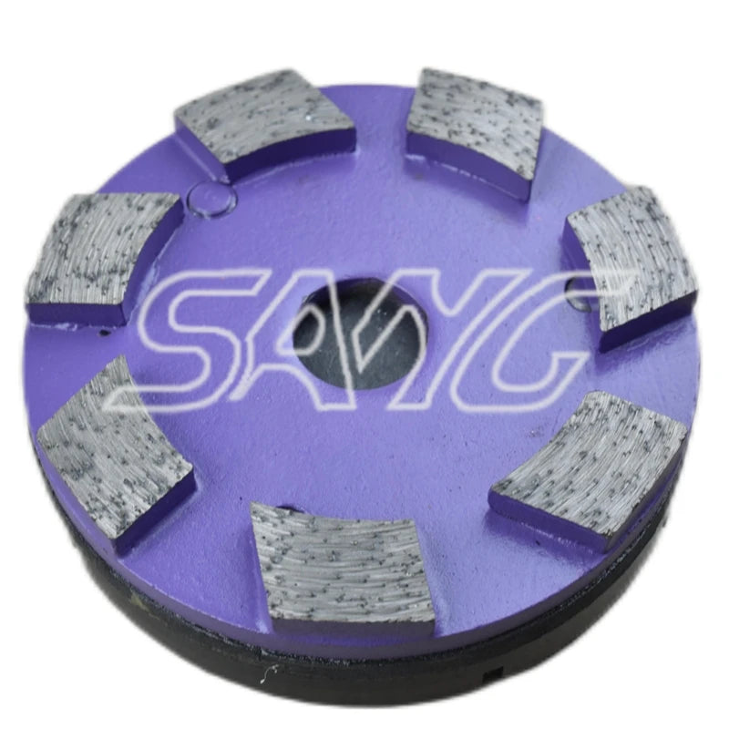Snail Lock Pug Klindex Velcro Backer Pads Diamond Grinding Disc Plate for Klindex Concrete Floor Grinder