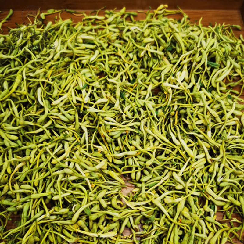 No Additive Honeysuckle Tea Chinese Herb Loose Leaf ISO9001 Certified Natural JinYinHua Health Tea in Bag or Box Packaging