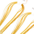 Fashion Personalized Minimalist Waterproof Wholesale Stainless Steel Jewelry 18k Pvd Gold Plated Link Chain Necklace for Women