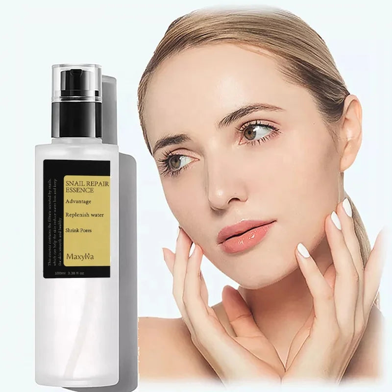 Snail Slime Power Repairing Essence Glowing Skin Improving Skin Elasticity Moisturizing Light Weight Face Snail Repair Serum