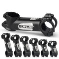 LUNJE Mountain Bike Stem Angle 10 /17 /25 /35 Aluminum Alloy Hollow Riser Bicycle Accessories Wholesale