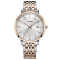 Sinobi Hot Selling Waterproof Couple Watch Calendar Luxury Watches Stainless Steel Quartz Watches with Date for Men and Woman