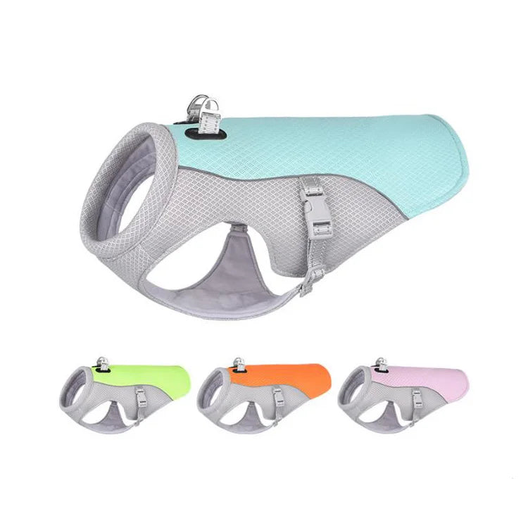 2022 Polyester Ropa Para Mascota Pet Clothes Dog Summer Cooling Vest Dog Jacket Clothes