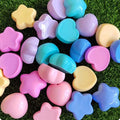 Colorful Heart Star Series Resin Flat Back Cabochons for Hairpin Scrapbooking DIY Jewelry Craft Decoration Accessories
