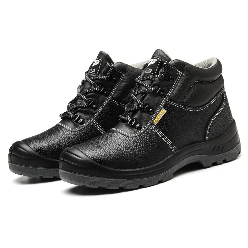 Wejump Construction Protective Steel Toe Breathable Lightweight Safety Shoes Work for Men