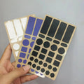 Pre-cut Universal Gecko Grip Tape Anti-Slip Assorted Grip Pads Non-Slip Strips Mouse Grip Tape for DIY Cut