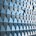 PVDF Coated 3D Perforated Aluminum Single Panel for Exterior Wall Cladding System Modern Building Facade Decoration