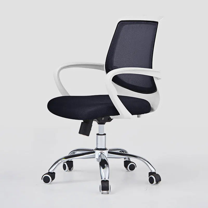 Mid-Back Rotatable Ergonomic Fabric Office Chair Modern Style Mesh Design
