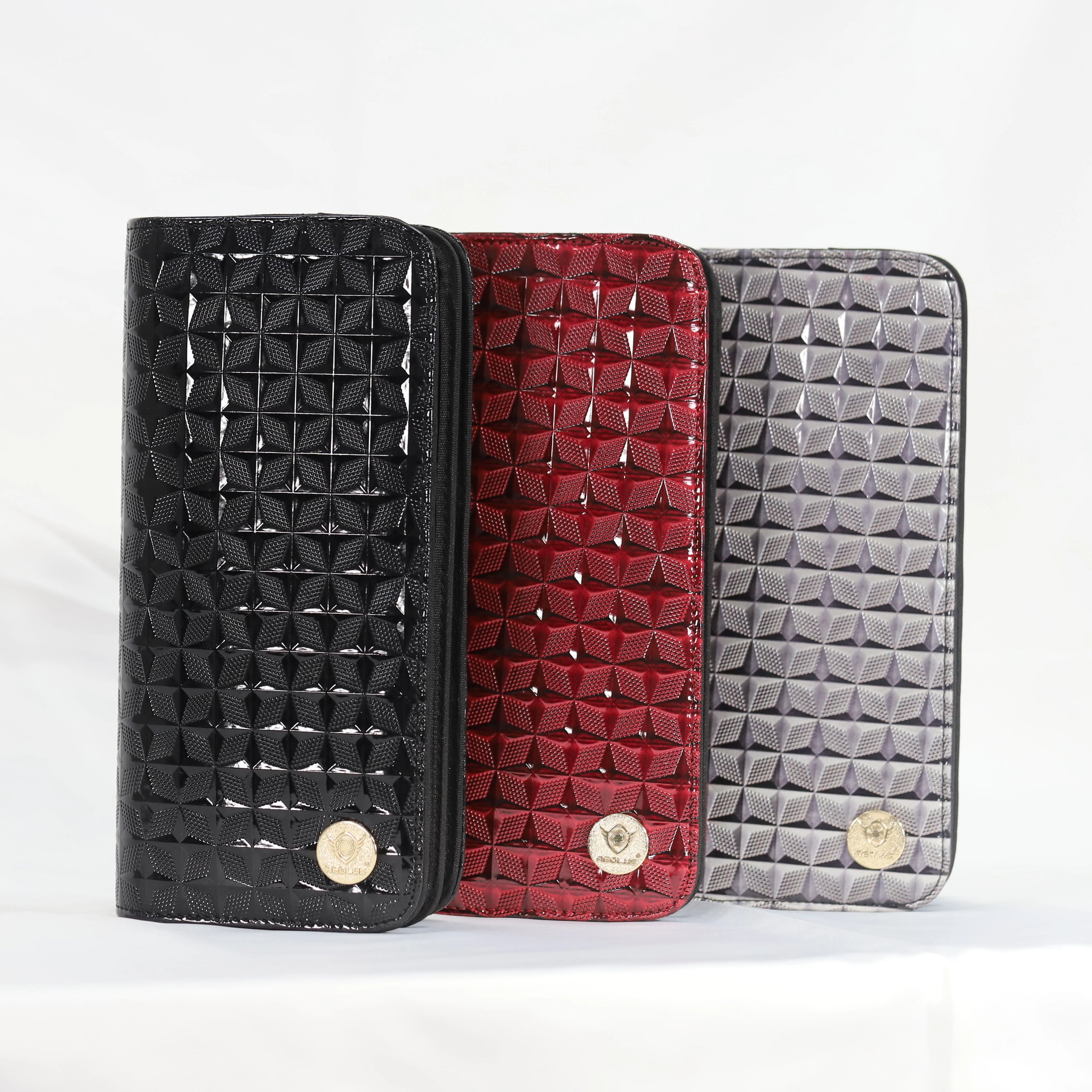 Professional CB0101/0104/0108 Portable Diamond Pattern Scissor Cases Costless Eco-Friendly Shear Bag for Pet Grooming