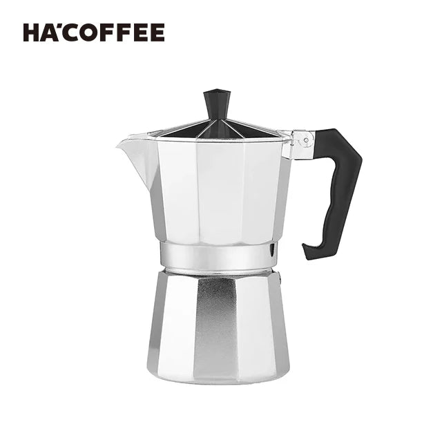 Stovetop Espresso Mocha Maker Italian Moka Coffee Pots Italian Expresso Greca Stove Top Aluminium Moka Pot Coffee Maker