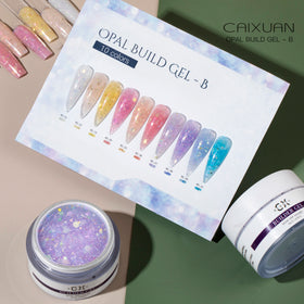 The Westink Beauty New Opal Build Gel Medium Consistency Self Leveling Build Gel for Nail Extension