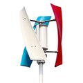 Home Use Low Noise 1000w 1kw Wind Turbine Vertical Axis 3 Blades 12v 24v Windmill Free Energy With Mppt Charge Controller