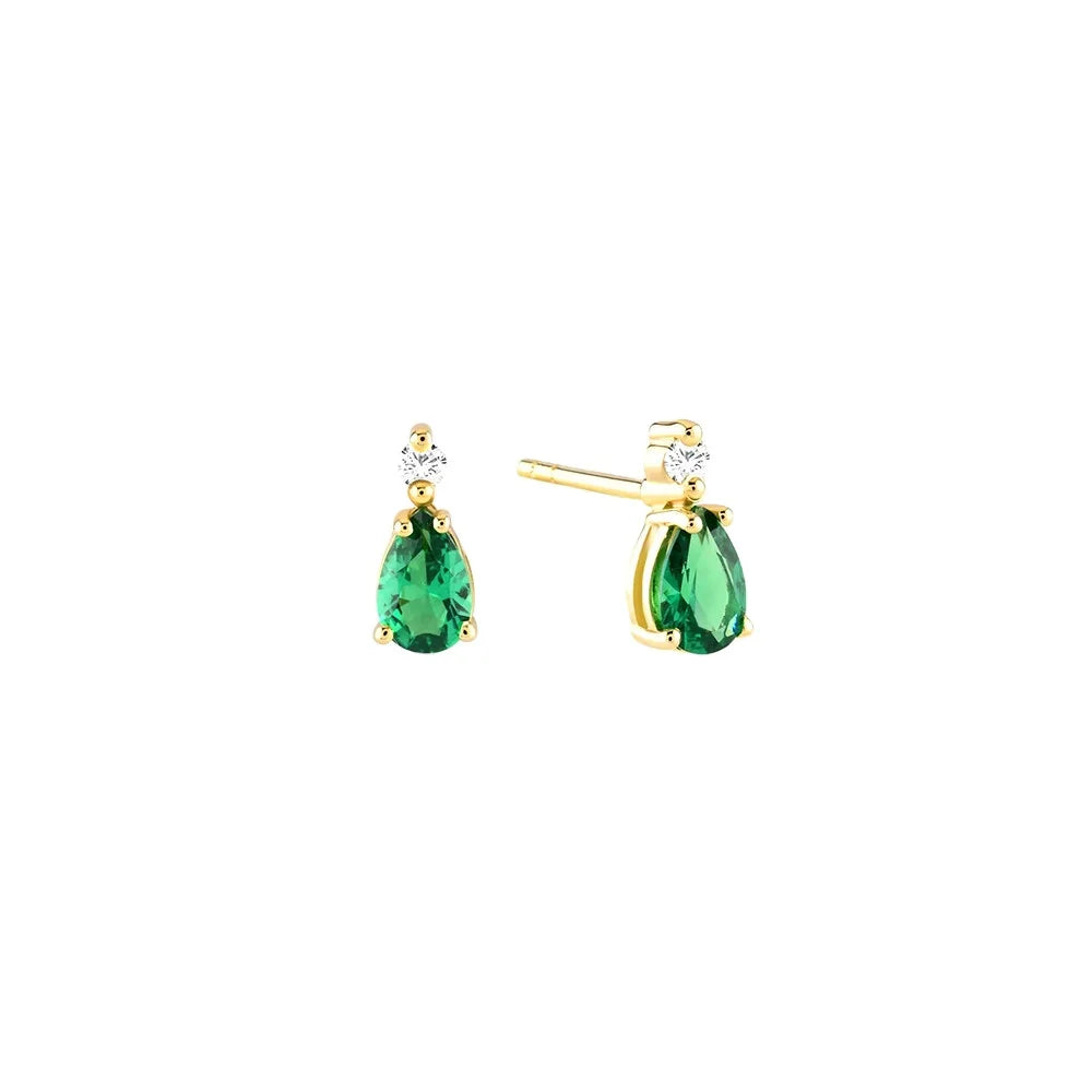 Rainbowking 2023 New Arrival Hot Selling 925 Silver Colored Diamond Drop Earrings Jewelry with Right Price