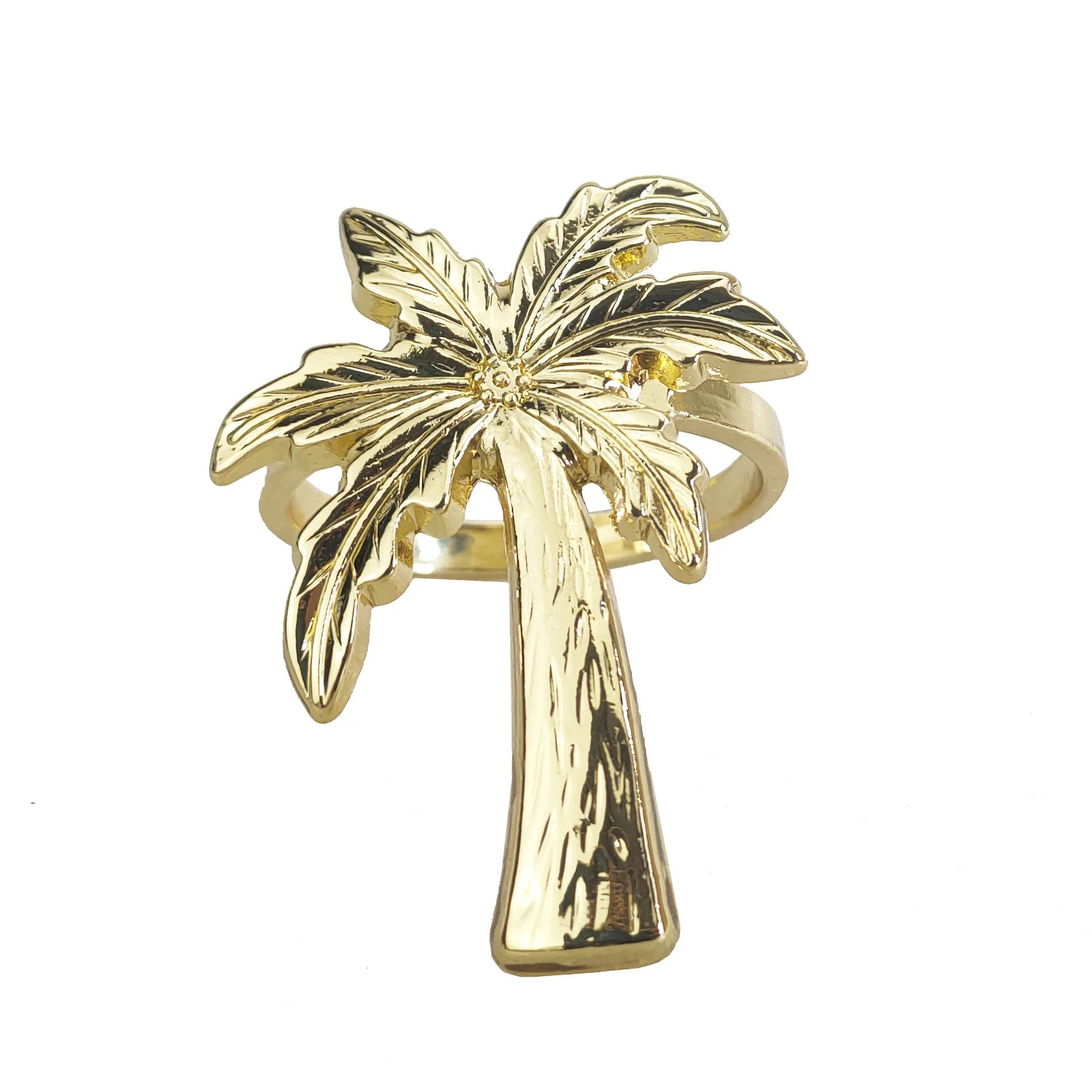 Coconut Tree Metal Napkin Ring