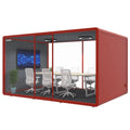 10 Person Office Soundproof Meeting Booth Office Meeting Pod with Adjustable Light Ventilation