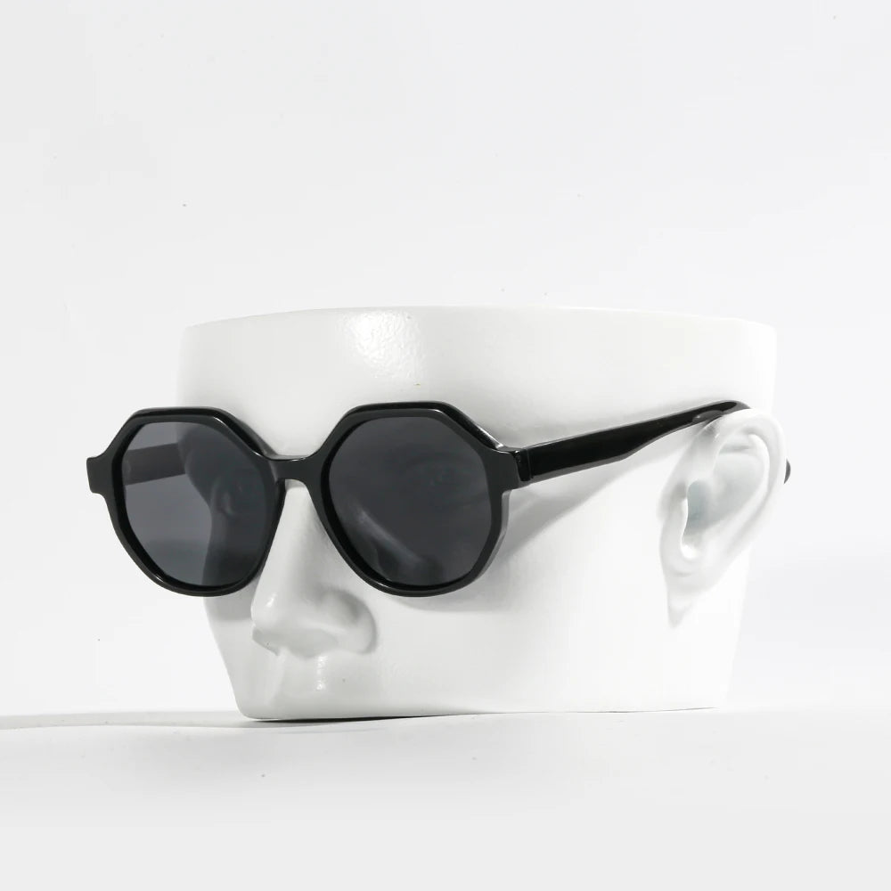 GS5036 Wholesale Cheap Fashion Men Women Round Vintage Customized logo Acetate Polarized  Sunglasses