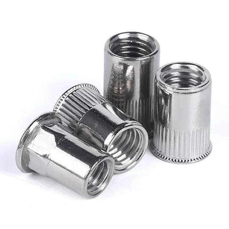 316 Stainless Steel Rivet Nuts M4 M5 M6 M8 M10 Nutsert Rivnut Rivet Nut With Knurled Body