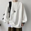 2025 Unisex High Quality Oversized Hoodies Custom Printed Solid Pattern Streetwear Sweatshirts Autumn Season Digital