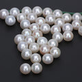 Zhuji 3A Natural White/Pink/Purple 2mm-10mm Freshwater Loose Pearls Round Shape Half Hole 3A for Jewelry Making