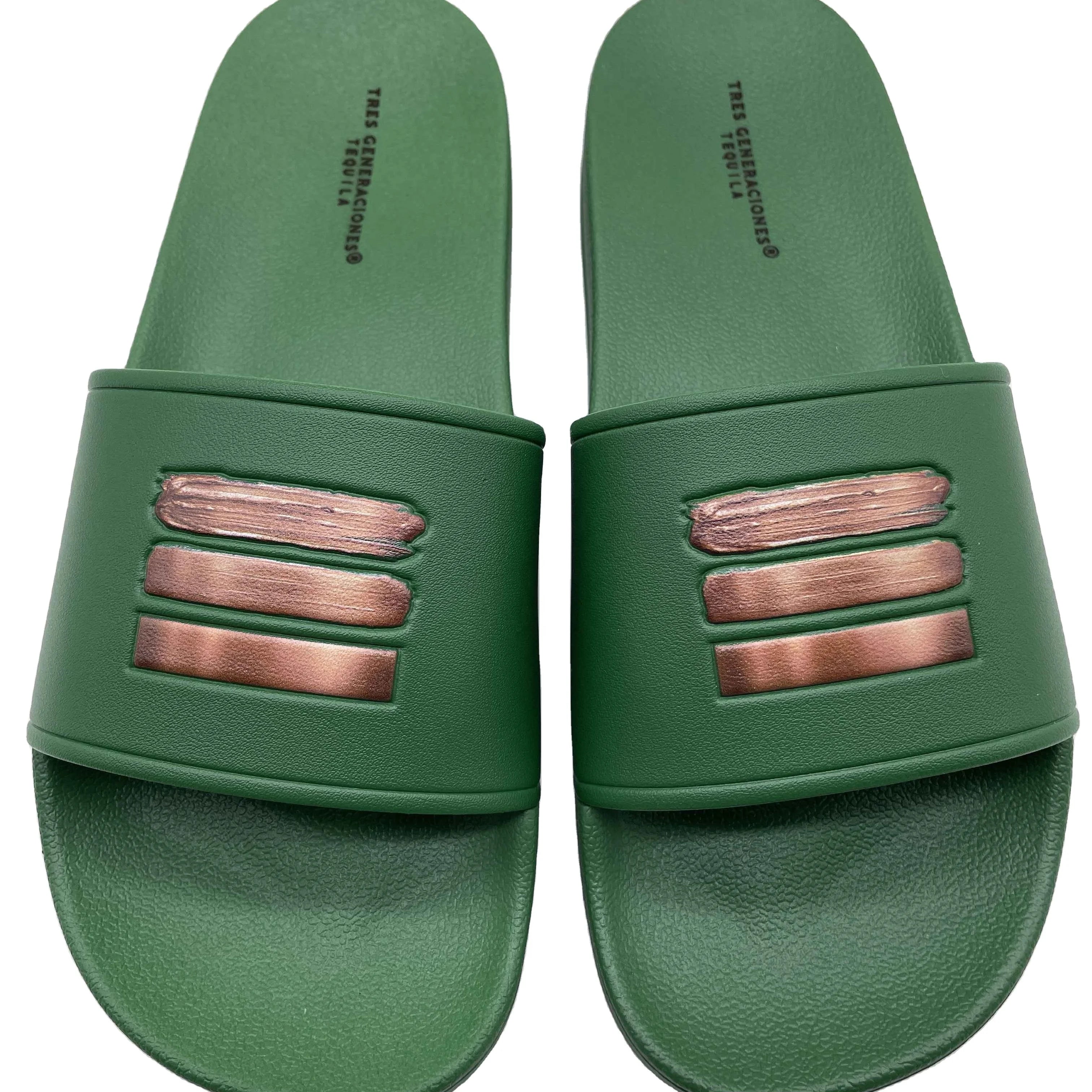 Unisex Custom Logo Sporty Slide Slipper Sandal Open Toe Anti-Slippery PVC Sliders Men Women Autumn Winter Lightweight Outdoor