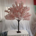 EG-TG004 Elegant Sakura Indoor Plant 5ft 150cm Faux White Wedding Table Artificial Cherry Blossom Tree Centerpiece