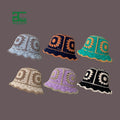 ALLCH RTS Wholesale Handmade French Style Flower Fashion Hollow Knit Bucket Hat Cute Pot Cap Fisherman Hat Trend Casual Travel
